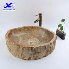 petrified wood basin