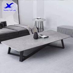 square grey marble coffee table