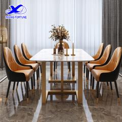 marble top dining table set