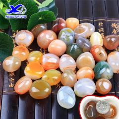 Wholesale Natural Crystal Polished  Agate Tumble Stones For Decoration