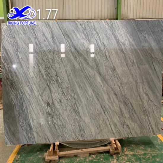 Modern and luxury grey marble interior walls and floor for villa