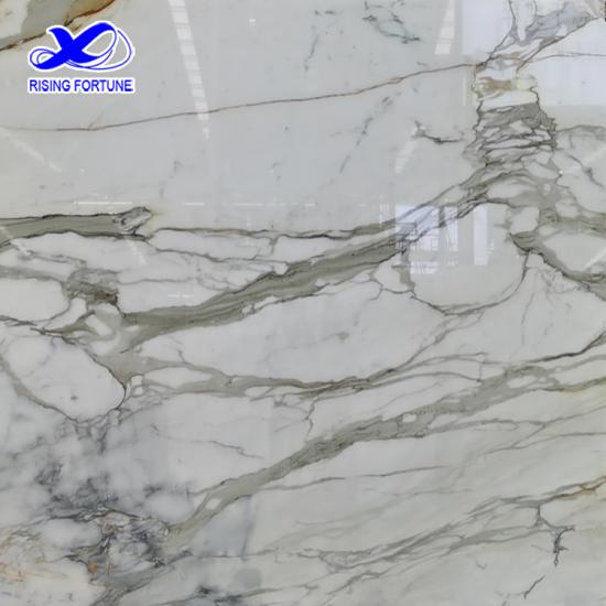 Italy Calacatta Marble Slabs and Tiles for Villa Project