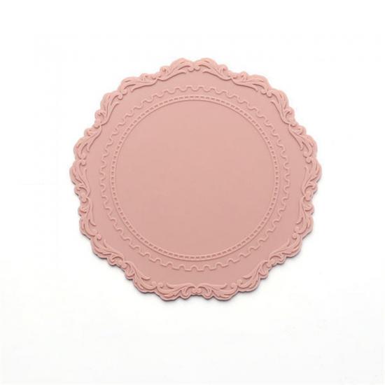 Simple Embossed Silicone Coaster