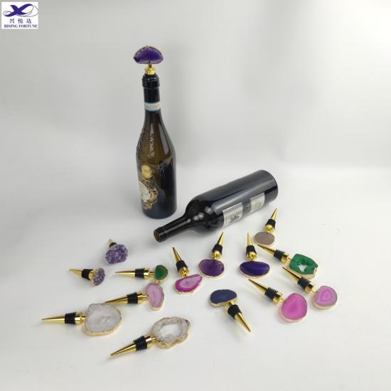 Popular Unique Personalized Agate Bottle Stopper