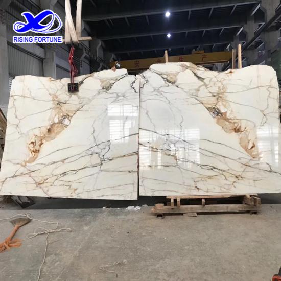 Calacatta Gold Marble Tiles & Slabs for Kitchen and Bathroom
