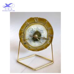 Luxury Agate Coaster Clock