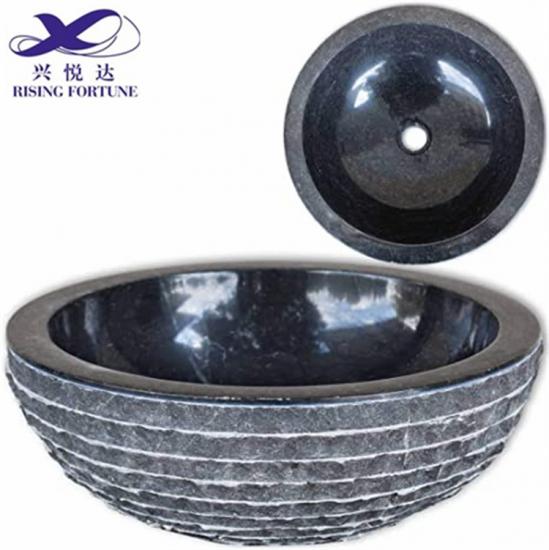 Customized Black Marble Basin and Sink in Bulk