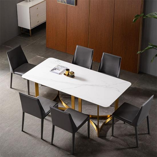 Luxury Personalised Sintered Stone Dining Room Table with Chairs