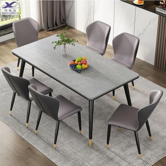 Luxury White Sintered Top Dining Table Manufacturer