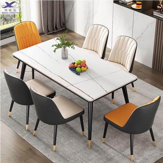 Luxury White Sintered Top Dining Table Manufacturer