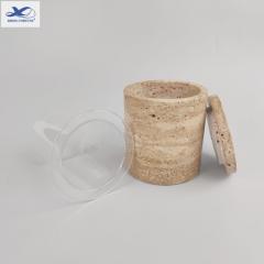 Candle jars with lids wholesale
