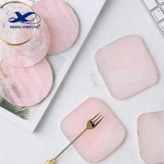 Rose Geode Quartz Crystal Slice Coasters Companies