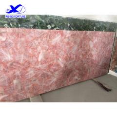 Rose Quartz Pink Onyx Stone Slab for Countertop