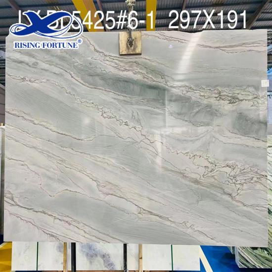 Natural Green Quartzite Stone Countertop Calacatta Grey Quartzite Slabs