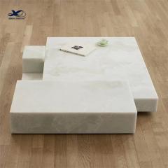 Square Shape Minimalist Natural Design Tea Table