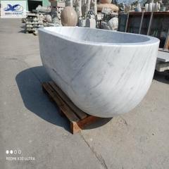 White Cultured Marble Bathtub Manufacturer Custom Logo