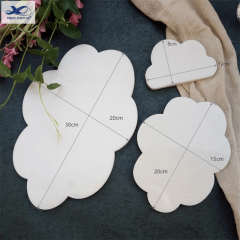 Cloud Shape White Marble Plates Wholesale For Party Restaurant Hotel