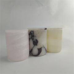 Luxury Calacatta Marble Candle Jar Wholesale Candle Holder