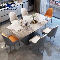 marble top dining table set