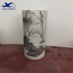 Hot Sellig Natural Marble Pedestal Sink Stand in Bathroom