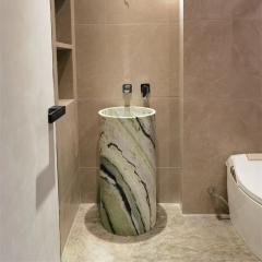 marble pedestal basin stand for bathroom
