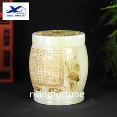 Marble blue cremation memorial human ashes urn attractive blue decorative ashes urn manufacturer