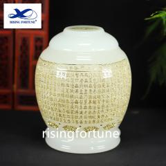 Marble blue cremation memorial human ashes urn attractive blue decorative ashes urn manufacturer