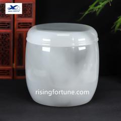 Marble blue cremation memorial human ashes urn attractive blue decorative ashes urn manufacturer