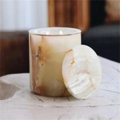 Onyx candle jar