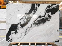 Natural stone panda white marble slab decoration