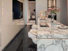 Arabescato White Marble Slab Natural Stone Wash basin Countertop