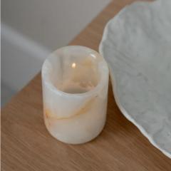 Onyx candle jar