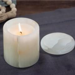 Onyx candle jar