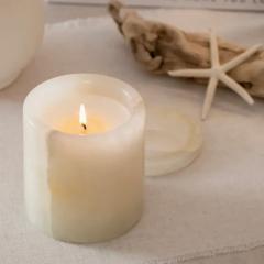 Onyx candle jar