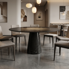 marble dining table