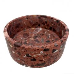 terrazzo pet bowls