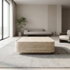 Travertine Coffee Table