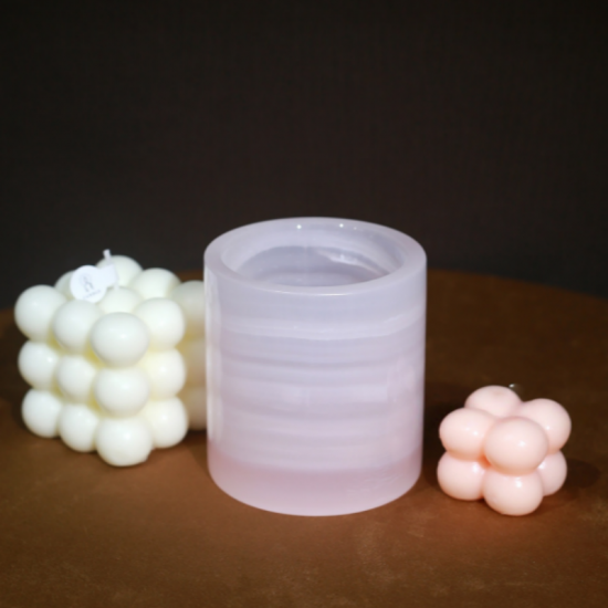 RF-Wholesale Natural Onyx Marble Candle Holders