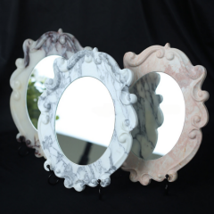 RF-Luxury Marble Onyx LED Makeup Mirror Bathroom Vanity Decor