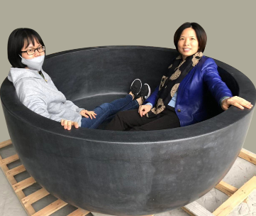 Good Comment About Black Stone Round Bathtub